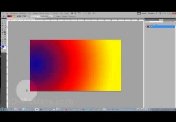 Инструмент градиент в Adobe Photoshop CS5