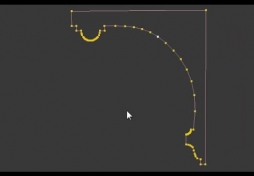 Создать сплайн 3D Max. Section в 3D Max