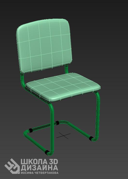3d моделирование стула