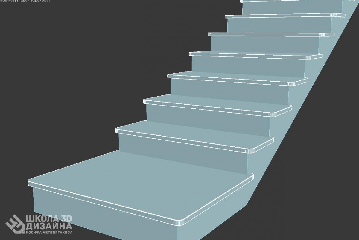 3D моделирование лестницы