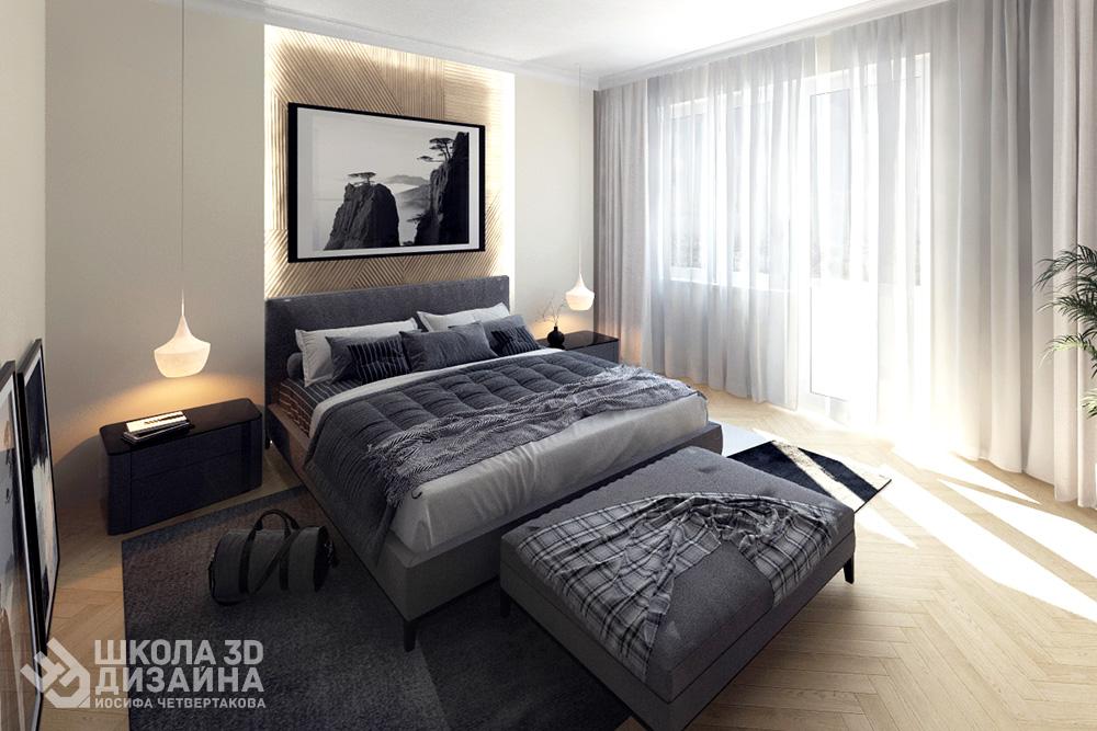 3ds дизайн спальни