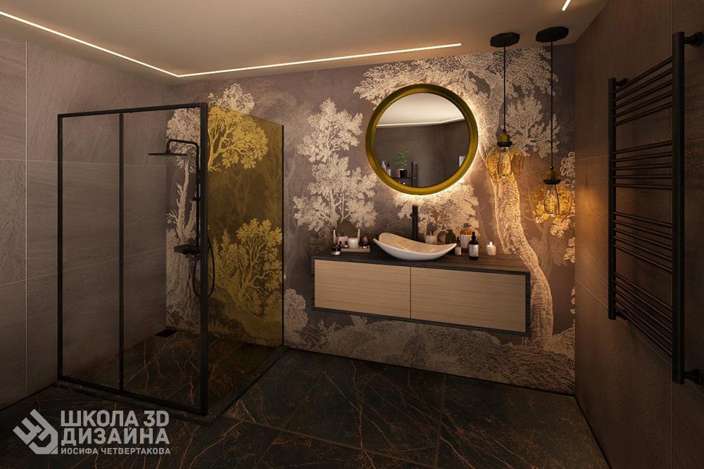 Дизайн ванной комнаты Анна Кулькова