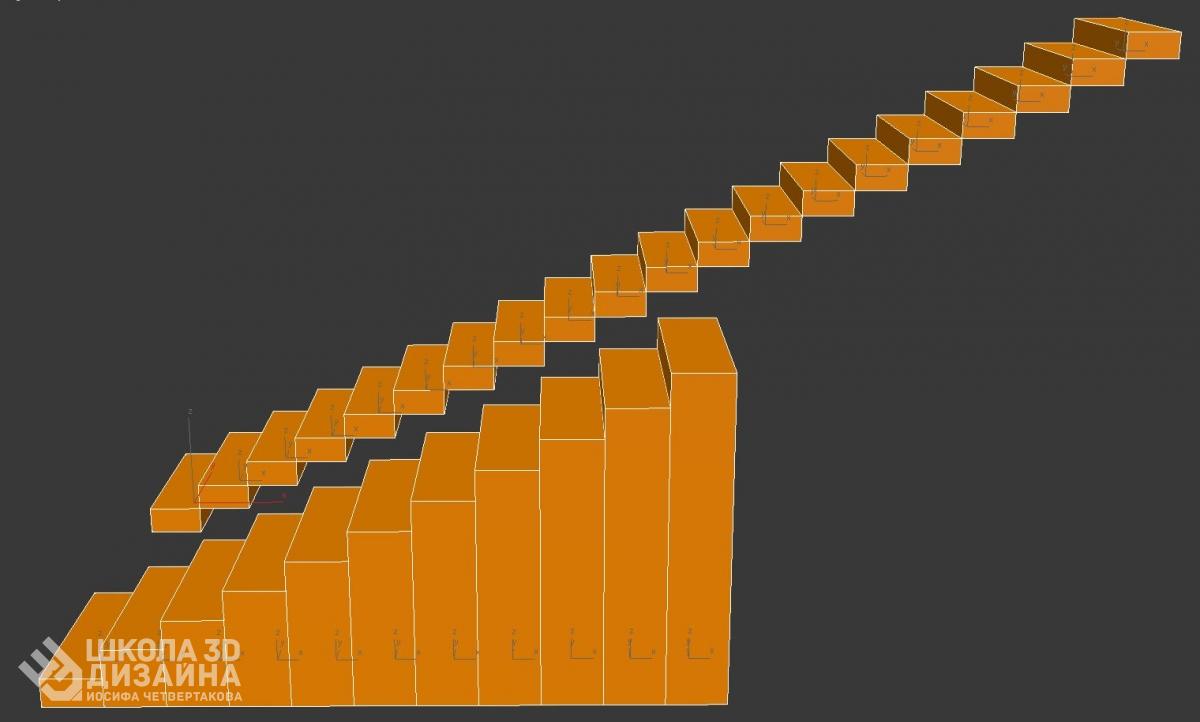 Моделирование лестницы