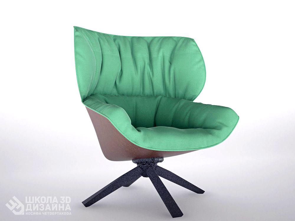 3Д визуализация кресла